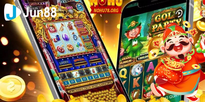 Hình ảnh giao diện tải game nổ hũ từ Google Play và App Store, giúp người chơi dễ dàng truy cập và cài đặt trò chơi.